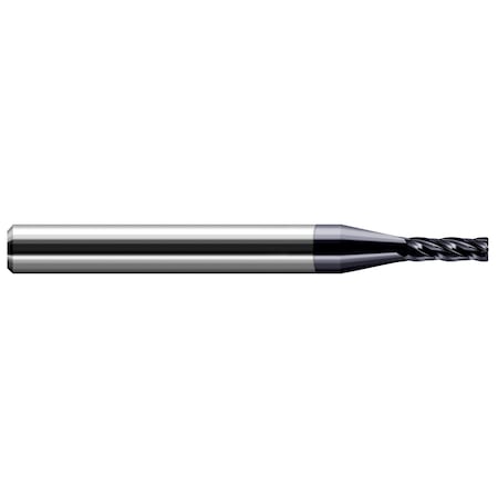 Harvey Tool Miniature End Mill-4 Flute-Corner Radius 0.1090" (7/64) Cutter DIAx0.0250" Radius x0.3270" L of Cut 957109-C3